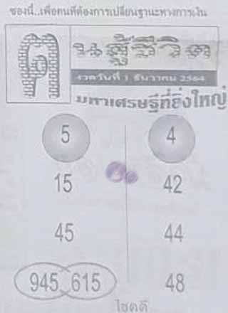 หวยซอง คนสู้ชีวิต 1/12/64, หวยซอง คนสู้ชีวิต 1-12-64, หวยซอง คนสู้ชีวิต 1 ธ.ค. 64, หวยซอง คนสู้ชีวิต, เลขเด็ดงวดนี้