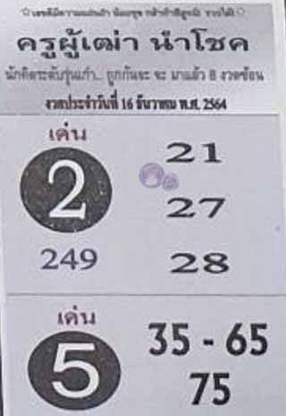 ครูผู้เฒ่านำโชค 16/12/64, ครูผู้เฒ่านำโชค 16-12-2564, ครูผู้เฒ่านำโชค 16 ธ.ค. 2564, หวยซอง, ครูผู้เฒ่านำโชค, เลขเด็ดงวดนี้, เลขเด็ด, หวยเด็ด