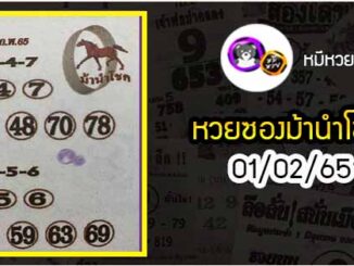 หวยซอง ม้านำโชค 01/02/65