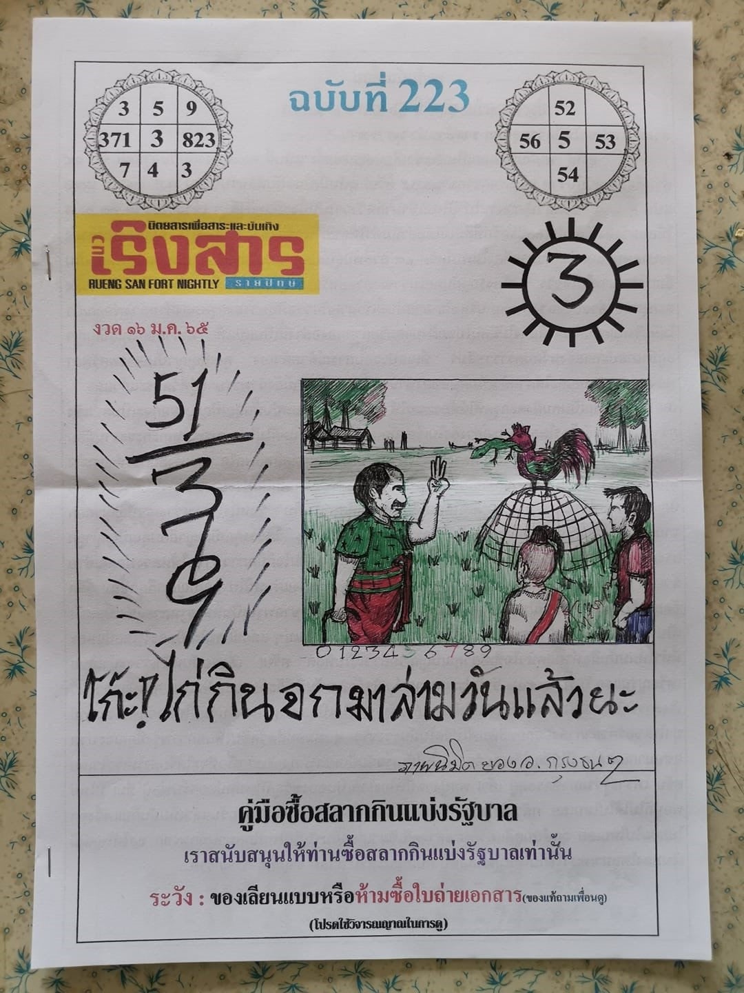 เลขหวยเขียน เลขดังเลขเด็ดโดนใจที่ตามหา งวด 17/01/65