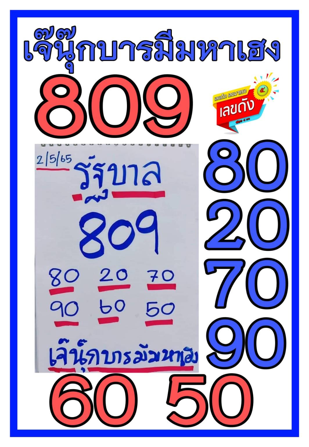 เลขหวยเขียน เลขดังเลขเด็ดโดนใจที่ตามหา งวด 02/05/65