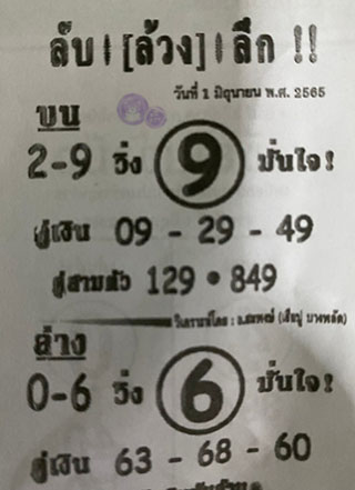 หวยซอง ลับล้วงลึก 01/06/65, หวยซอง ลับล้วงลึก 01-06-2565, หวยซอง ลับล้วงลึก 01 มิ.ย. 2565, หวยซอง, หวยซอง ลับล้วงลึก, เลขเด็ดงวดนี้, เลขเด็ด, หวยเด็ด