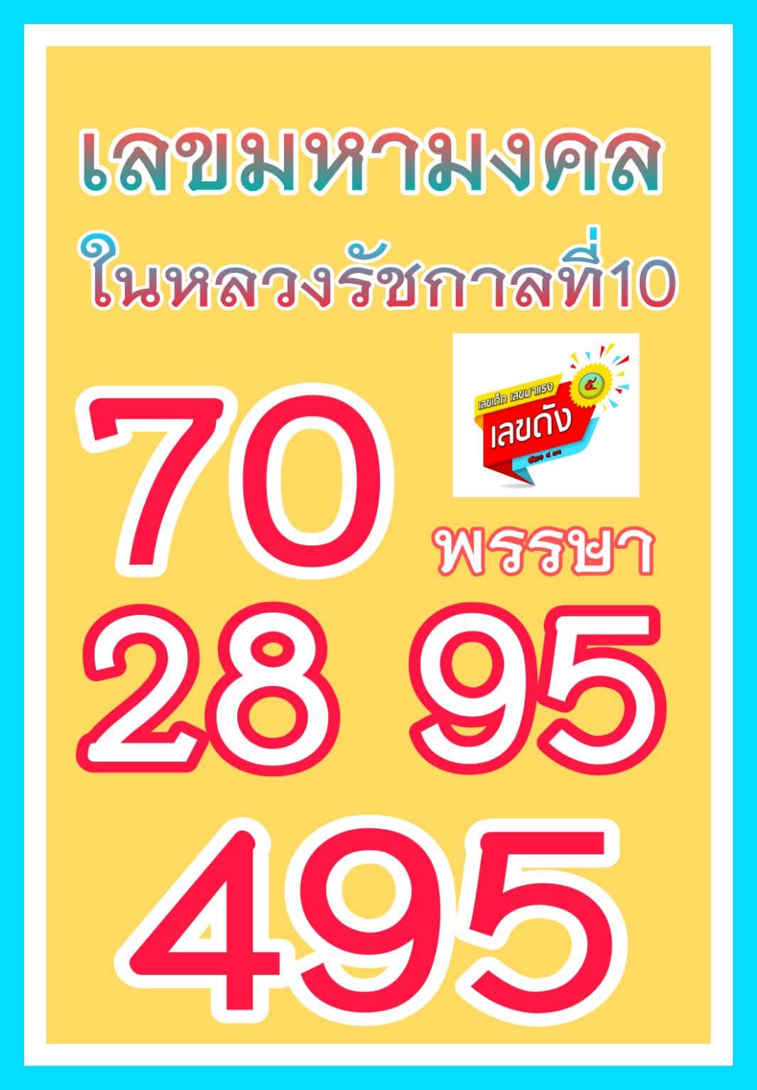 เลขเด็ดราชวงศ์ - เลขดังวันสำคัญ งวดวันที่ 01 สิงหาคม 2565