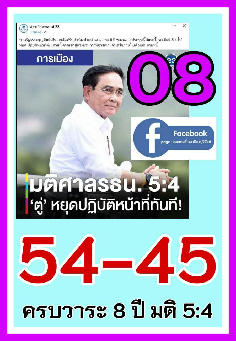 เลขเด็ดรัฐบาล-บุคคลการเมือง 01/09/65 แม่นทุกงวดห้ามพลาด