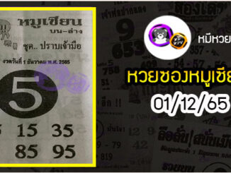 หวยซอง หมูเซียน 01/12/65