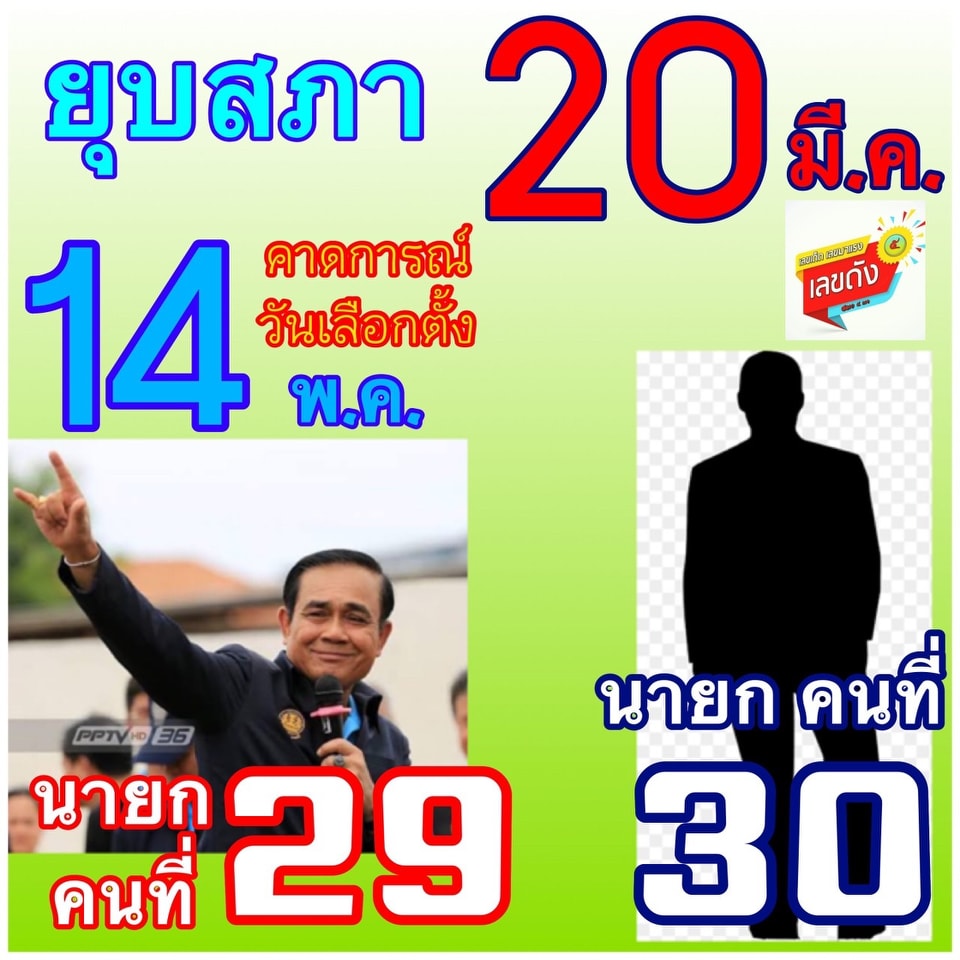 เลขเด็ดลุงตู่- คนดังรัฐบาล งวด 01/04/66