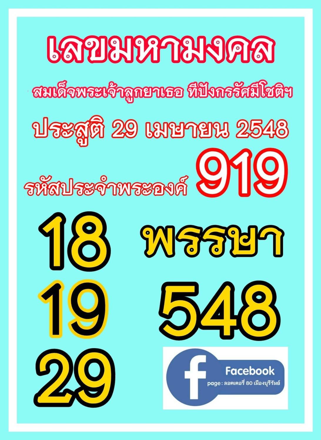 เลขเด็ดเลขดังวันสำคัญ งวดวันที่ 02 พฤษภาคม 2566