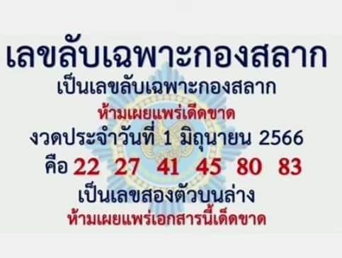 เลขเด็ดหวยเขียนมือ คอหวยตามหาทุกงวด 01/06/66