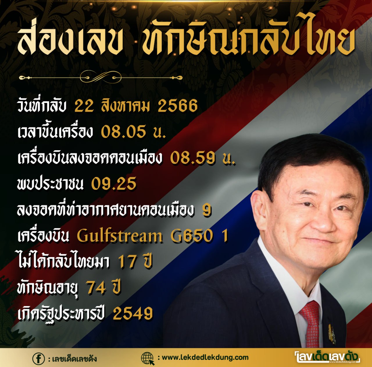 เลขเด็ดบุคคลการเมือง-รัฐบาล งวด 01/09/66