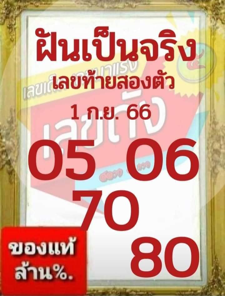 เลขเด็ดหวยเขียนมือ คอหวยตามหาทุกงวด 01/09/66