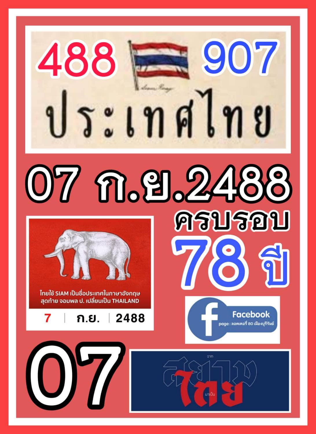 เลขเด็ดเลขดังวันสำคัญ งวดวันที่ 01 กันยายน 2566