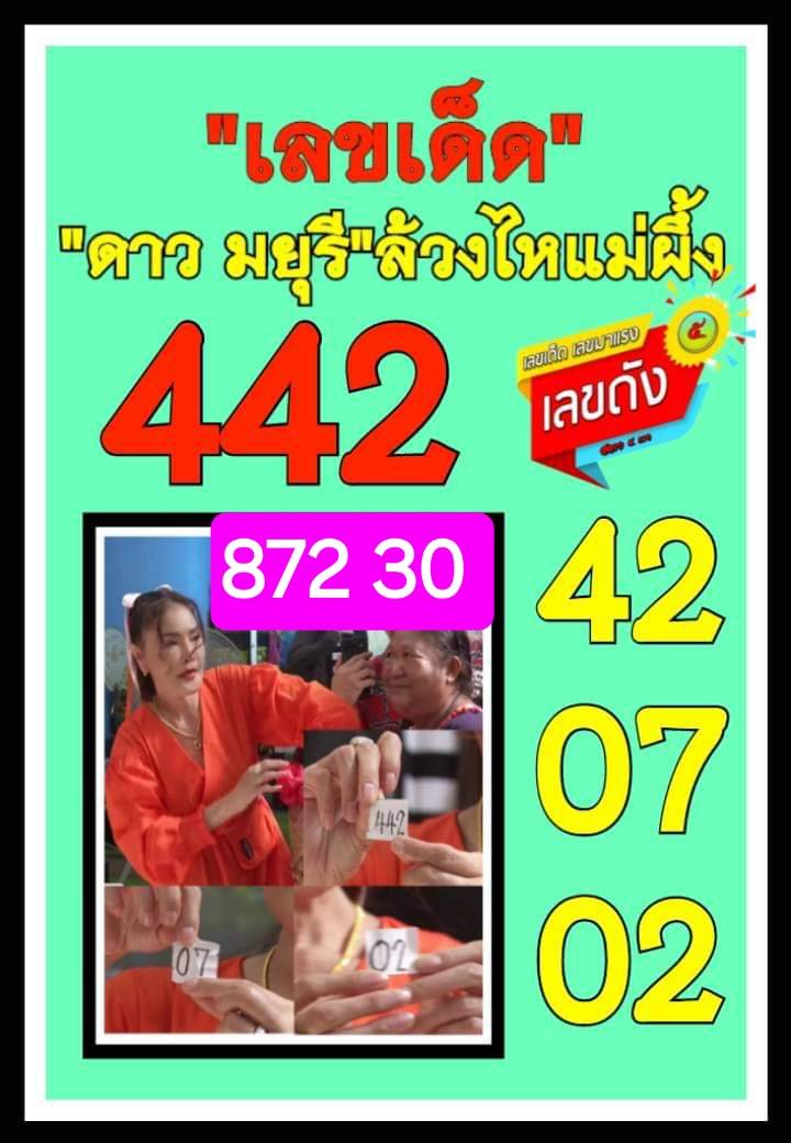 เลขเด็ดพุ่มพวง ดวงจันทร์ นักร้องชื่อร้องขวัญใจคนไทย งวด 16/06/67