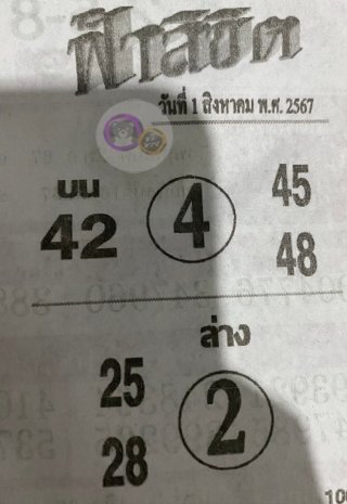 หวยซอง ฟ้าลิขิต 01/08/67, หวยซอง ฟ้าลิขิต 01-08-67, หวยซอง ฟ้าลิขิต 01 ส.ค. 67, หวยซอง ฟ้าลิขิต, เลขเด็ดงวดนี้