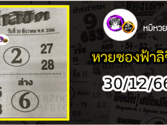 หวยซอง ฟ้าลิขิต 30/12/66