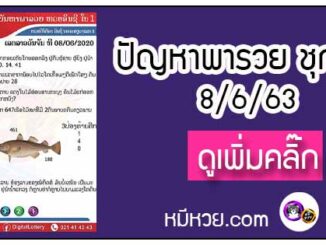 ปัญหาพารวย 8 มิ.ย. 2563 ชุดที่1