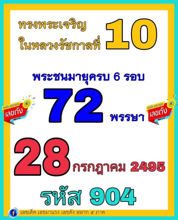 เลขเด็ดเลขดังวันสำคัญ งวดวันที่ 01 กันยายน 2567