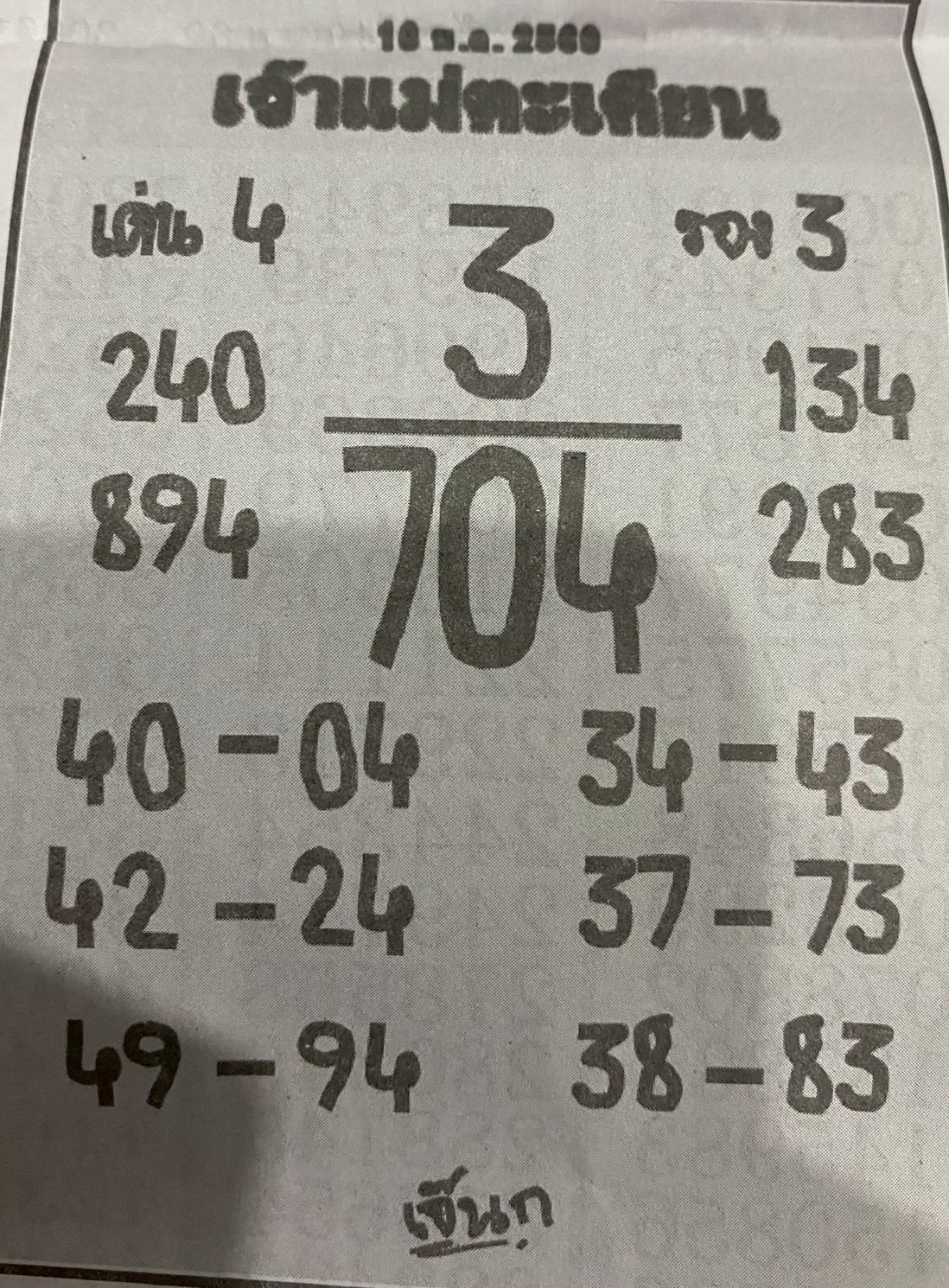 หวยเจ้าแม่ตะเคียน 16/05/69 เลขเด็ดงวดนี้