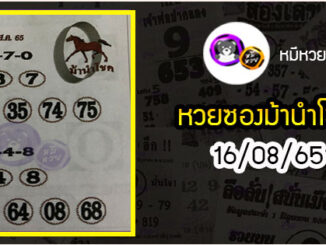 หวยซอง อ.ม้าทองคำ 16/08/65