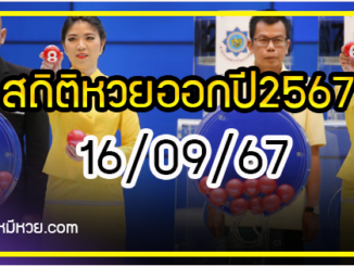 สถิติหวยออกปี 2567-2564 ย้อนหลัง