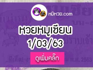 หวยซอง หมูเซียน 1/03/63