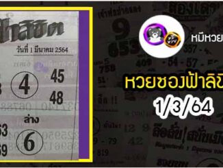 หวยซอง ฟ้าลิขิต 1/3/64