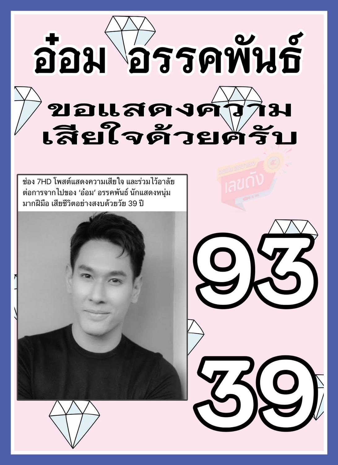 รวมเลขเด็ดดารา-คนดังแม่นๆ อยากมีโชค มาทางนี้ งวด 01/10/67