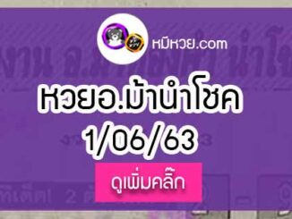 หวยซอง อ.ม้าทองคำ 1/6/63