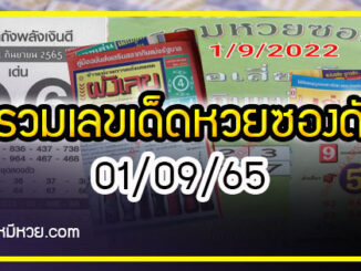 รวมเลขเด็ดหวยซองเด่นๆ แม่นๆ งวด 01/09/65