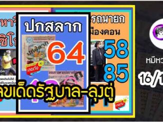 เลขเด็ดรัฐบาล-ลุงตู่ 16/10/64  แม่นทุกงวดห้ามพลาด