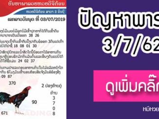 ปัญหาพารวย 3 ก.ค. 2562 ชุดที่1