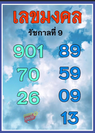 เลขเด็ดเลขดังวันสำคัญ งวดวันที่ 01 ตุลาคม 2567