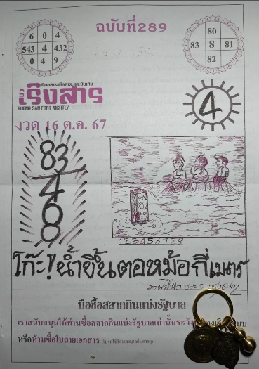 เลขเด็ดหวยเขียนมือ คอหวยตามหาทุกงวด 16/10/67