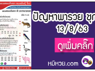 ปัญหาพารวย 13 ส.ค. 2563 ชุดที่2