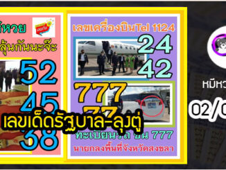 เลขเด็ดรัฐบาล-ลุงตู่ 02/05/655  แม่นทุกงวดห้ามพลาด