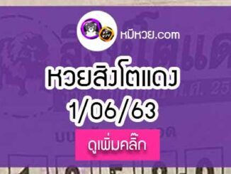 หวยซอง สิงโตแดง 1/6/63