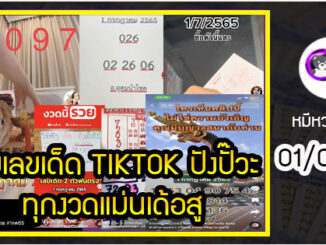 รวมเลขเด็ด TIKTOK ปังปั๊วะ ทุกงวดแม่นเด้อสู  01/07/65  งวดนี้มาส่องต่อ