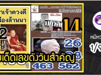 เลขเด็ดเลขดังวันสำคัญ งวดวันที่ 1 กันยายน 2564