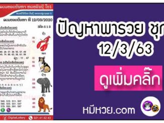 ปัญหาพารวย 12 มี.ค. 2563 ชุดที่2