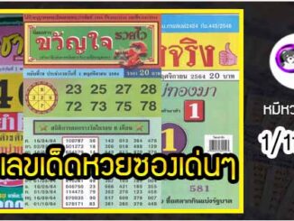 รวมเลขเด็ดหวยซองเด่นๆ แม่นๆ งวด 1/11/64