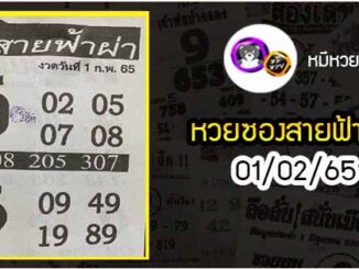 หวยซอง สายฟ้าผ่า 01/02/65