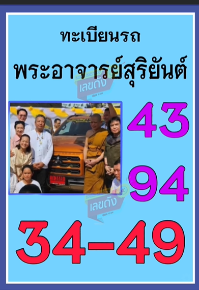 รวมเลขอาจารย์เกจิวัดดังทั่วประเทศที่ทุกคนรอคอย งวด 01/12/67