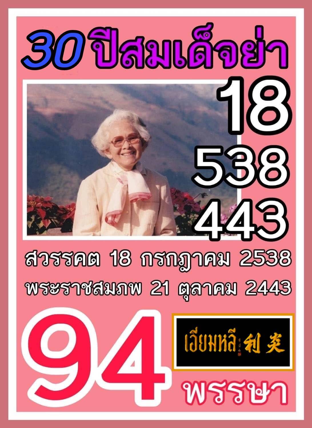 เลขเด็ดเลขดังวันสำคัญ งวดวันที่ 16 กรกฎาคม 2568