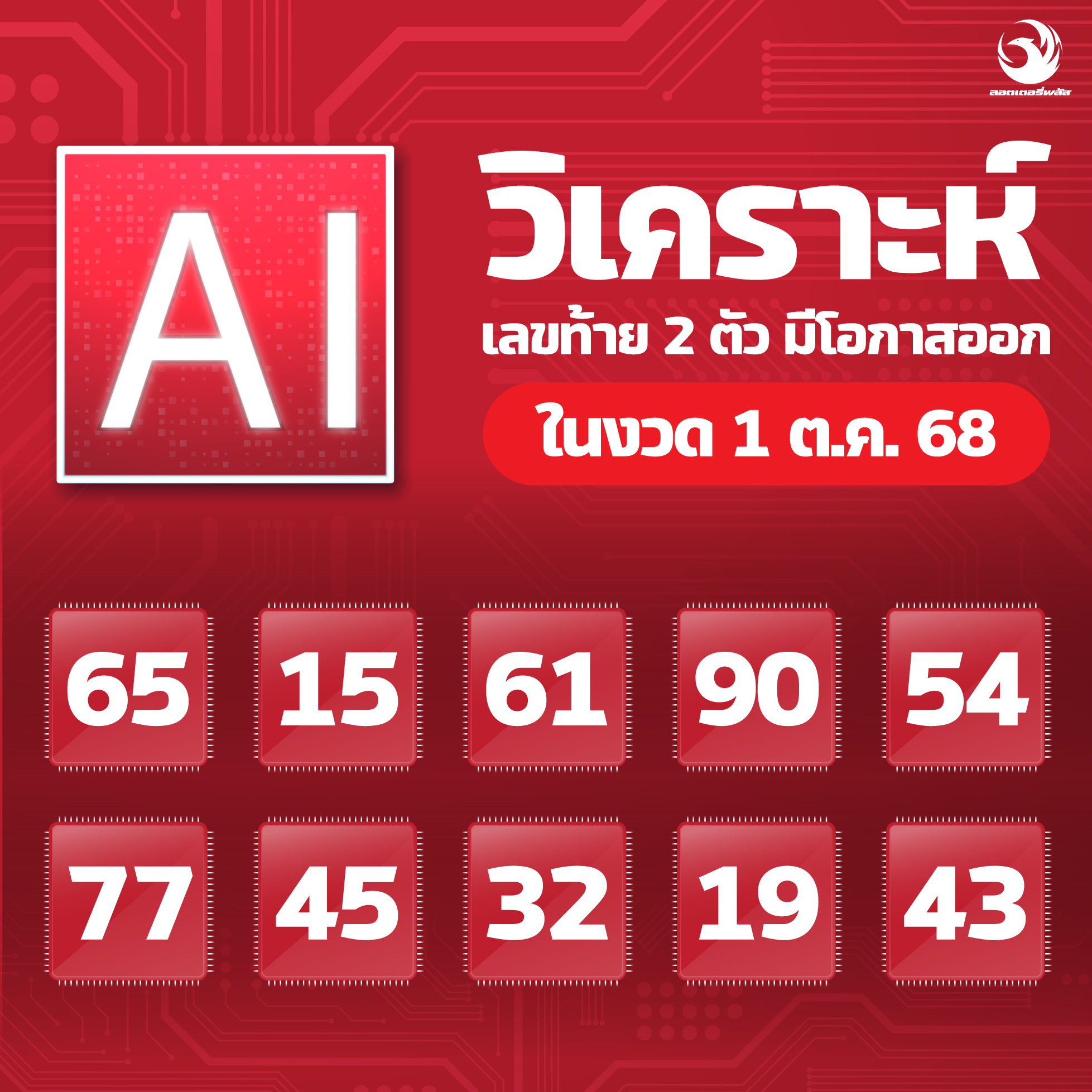 เลขเด็ดสลากใบแดง-แม่จำเนียรอ่อนนุช 01/10/68 [สิบเลขเด็ดขายดี]
