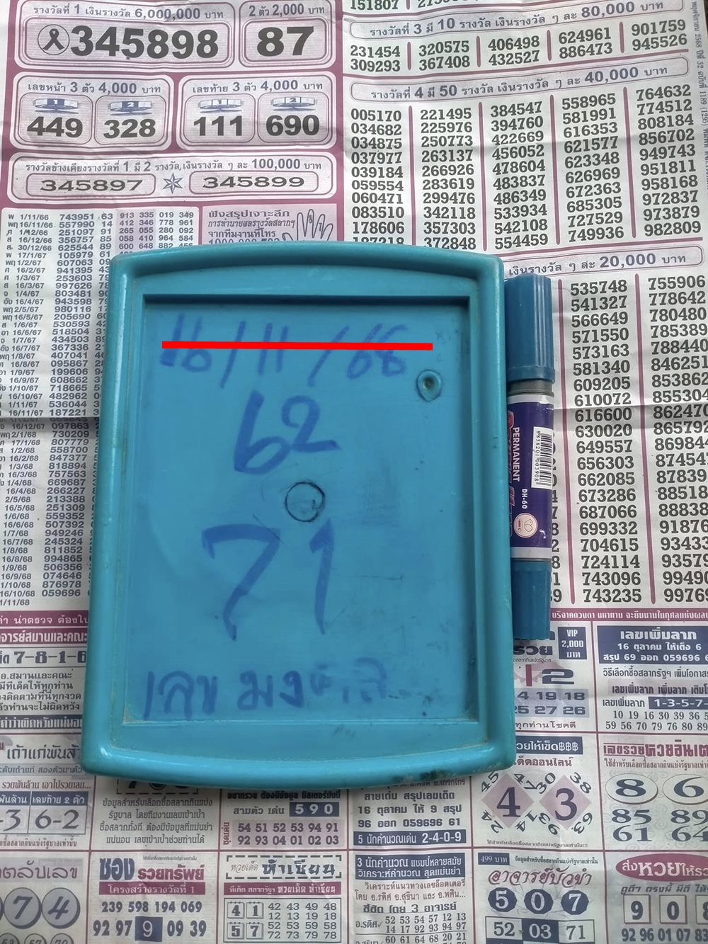 เลขเด็ดหวยเขียนมือ คอหวยตามหาทุกงวด 16/11/68