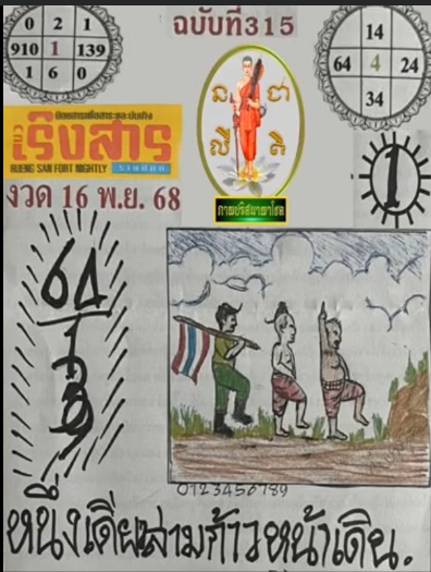 เลขเด็ดหวยเขียนมือ คอหวยตามหาทุกงวด 16/11/68