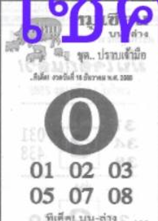หวยซอง หมูเซียน 16/12/68 สำหรับแฟนหวยหมูเซียน