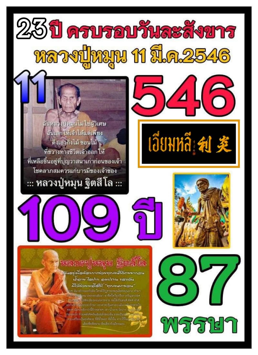 รวมเลขอาจารย์เกจิวัดดังทั่วประเทศที่ทุกคนรอคอย งวด 16/03/69