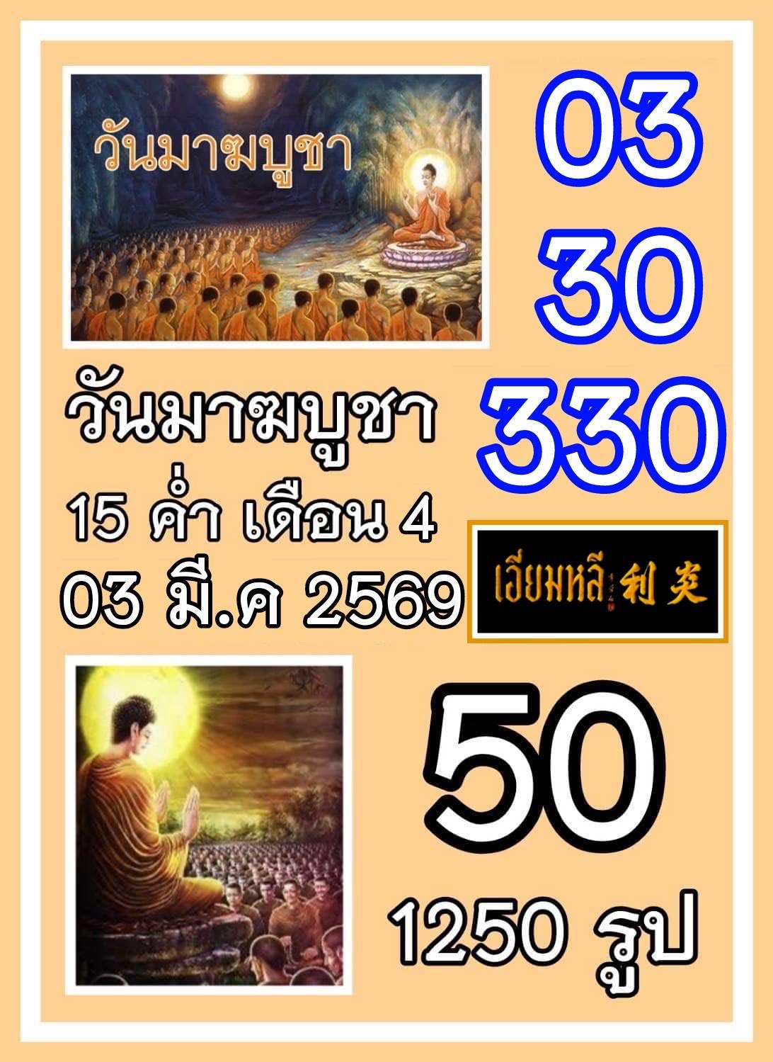 รวมเลขอาจารย์เกจิวัดดังทั่วประเทศที่ทุกคนรอคอย งวด 16/03/69