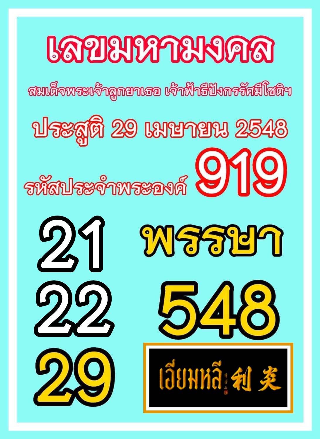 เลขเด็ดเลขดังวันสำคัญ
