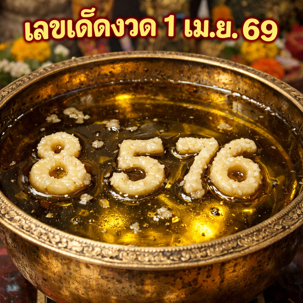 รวมเลขดังขันน้ำมนต์ ทั่วประเทศที่ทุกคนรอคอย งวด 01/04/69